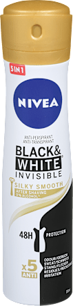 Antiperspirant v spreju Black & White Invisible Silky Smooth NIVEA