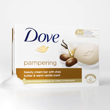 pampering tuhé mýdlo bambucké máslo a vanilka  Dove
