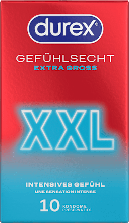 Kondome Gefühlsecht XXL Durex