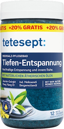 Meersalz-Pflegebad Tiefen-Entspannung tetesept