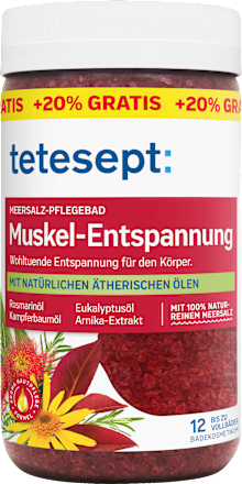 Meersalz-Pflegebad Muskel-Entspannung tetesept