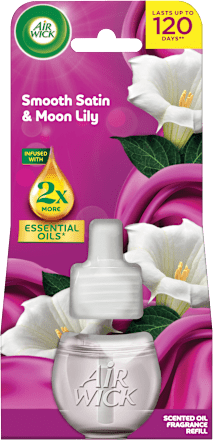 Náplň do elektrického osviežovača Essential Oils - jemný satén a mesačná ľalia Air Wick