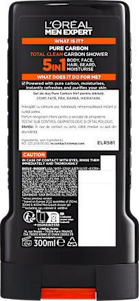 Gel de duș PURE CARBON L'ORÉAL PARiS MEN EXPERT