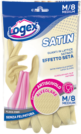 SATIN gumene rukavice - veličina M Logex