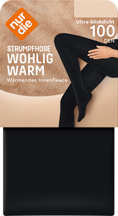 Strumpfhose Wohlig Warm 100 DEN, Größe 40/44 nur die