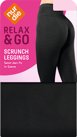 Relax & Go Leggings Scrunch schwarz, Gr. 40/42 nur die