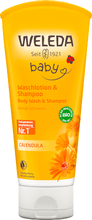 Baby Waschlotion & Shampoo Calendula WELEDA baby