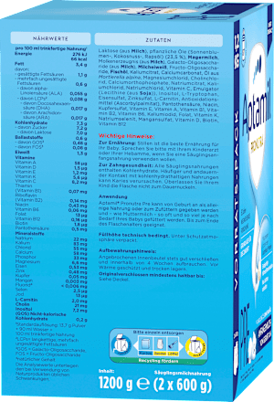 Anfangsmilch Pre Pronutra von Geburt an Aptamil