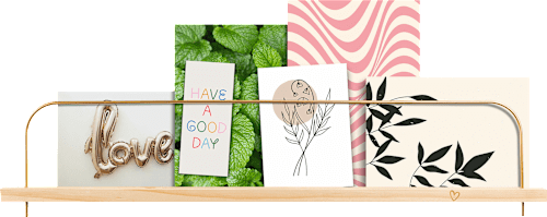 Bilderhalterung Holz 50cm Paradies