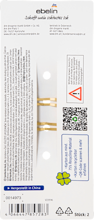 sponka do vlasů zlatá ebelin