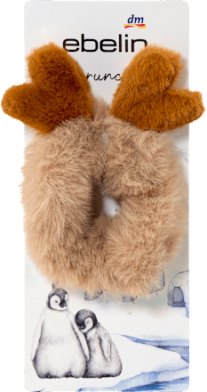 Scrunchie elastika za lase z motivom jelena ebelin