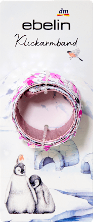 Klickarmband mit Pailletten  ebelin