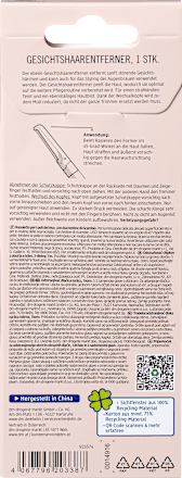 Инструмент за отстраняване на нежелано окосмяване по лицето , различни цветове/мотиви ebelin