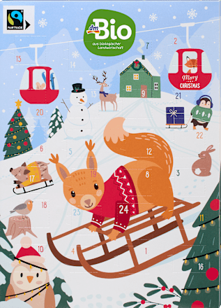 Adventski kalendar 2025. – mliječna čokolada dmBio