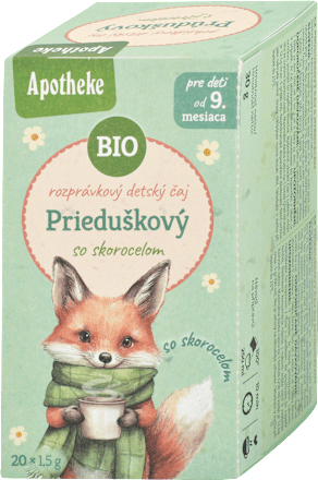 BIO čaj prieduškový so skorocelom Apotheke