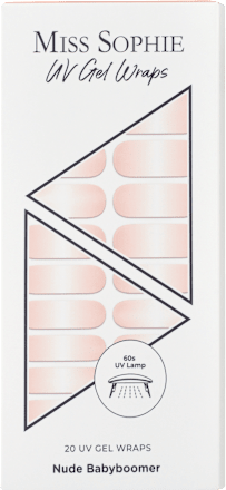 Nálepky na nechty UV Gel Wraps Nude Babyboomer MISS SOPHIE