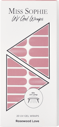 Nálepky na nechty UV Gel Wraps Rosewood Love MISS SOPHIE