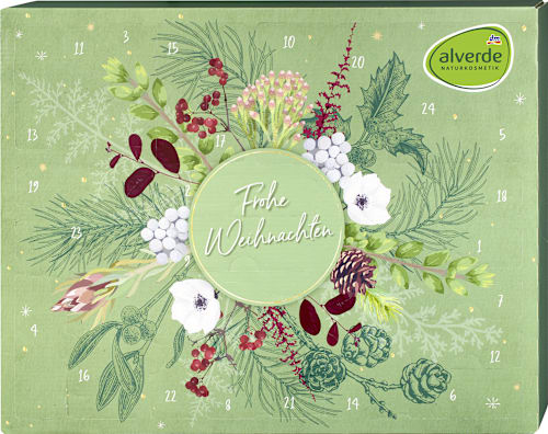 Adventskalender 2025 alverde NATURKOSMETIK