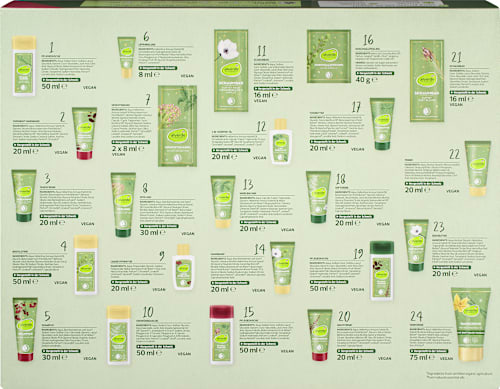 Коледен календар Весела Коледа 2025 alverde NATURKOSMETIK
