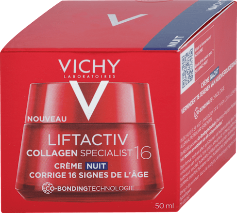 Nočný pleťový krém LiftActiv Collagen Specialist 16 Vichy