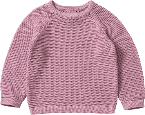 Pullover aus Strick mit Raglan-Ärmeln, lila, Gr. 98 ALANA