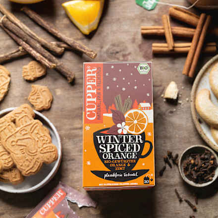 Gewürztee "Winter Spiced Orange" mit Orange & Zimt (20 Beutel) Cupper