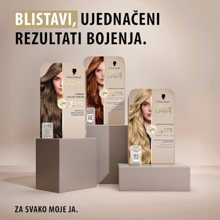 Boja za kosu Creme Supreme – 7-42 Nude Blonde Schwarzkopf CREME SUPREME