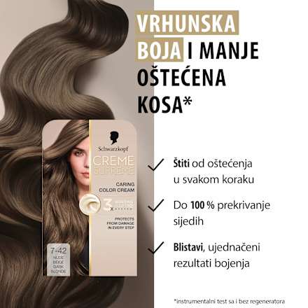 Boja za kosu Creme Supreme – 7-42 Nude Blonde Schwarzkopf CREME SUPREME