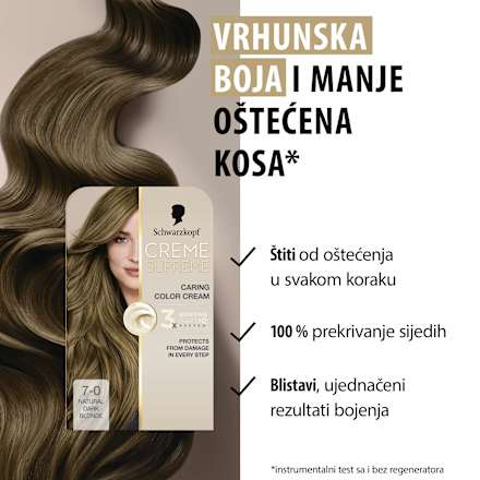 Boja za kosu Creme Supreme – 7-0 Blond Natural Schwarzkopf CREME SUPREME