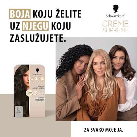 Boja za kosu Creme Supreme – 5-1 Cool Light Brown Schwarzkopf CREME SUPREME