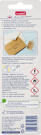 Lackstifte in Silber und Gold Profissimo