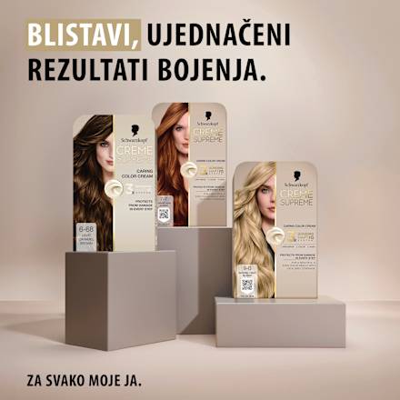 Boja za kosu Creme Supreme – 6-68 Caramel Dark Blonde Schwarzkopf CREME SUPREME