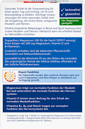 Magnesium 500 für die Nacht Doppelherz