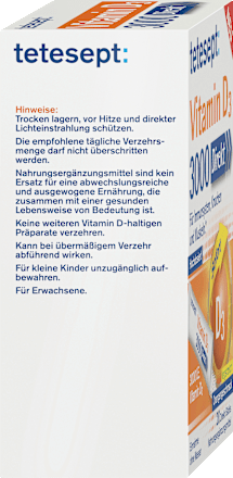 Vitamin D3 3000 Sticks tetesept