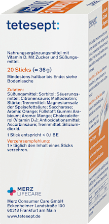Vitamin D3 3000 Sticks tetesept