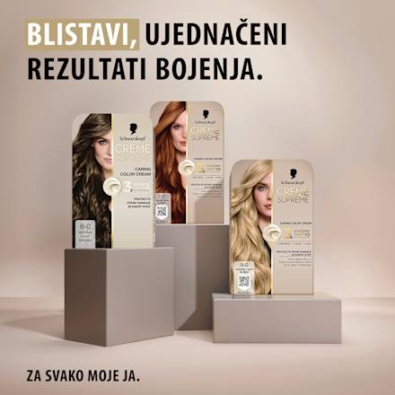 Boja za kosu Creme Supreme – 6-0 Natural Dark Blonde Schwarzkopf CREME SUPREME