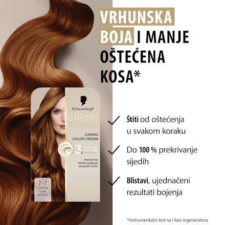 Boja za kosu Creme Supreme – 7-7 Copper Blonde Schwarzkopf CREME SUPREME