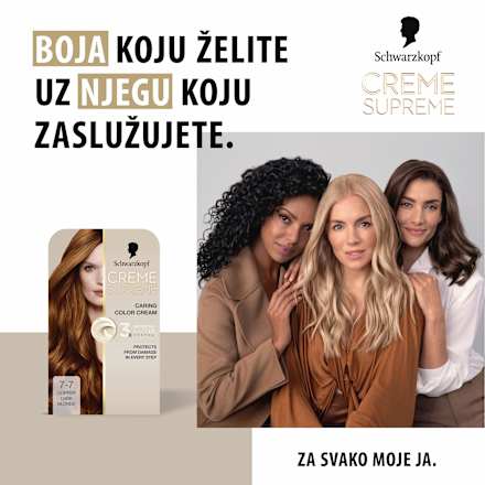Boja za kosu Creme Supreme – 7-7 Copper Blonde Schwarzkopf CREME SUPREME