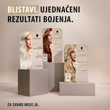 Boja za kosu Creme Supreme – 11-11 Cool Ultra Light Blonde Schwarzkopf CREME SUPREME