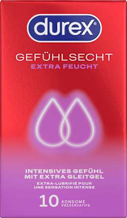 Kondome Gefühlsecht Extra Feucht Durex