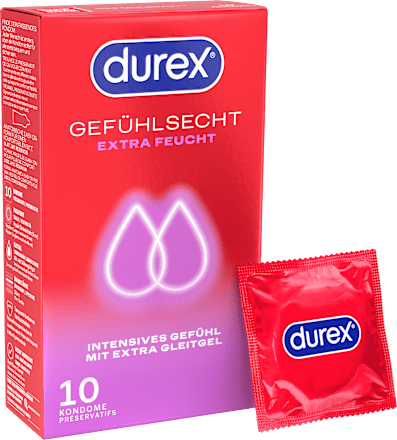 Kondome Gefühlsecht Extra Feucht Durex