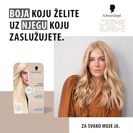 Boja za kosu Creme Supreme –  L1++ ekstremni posvjetljivač Plus Schwarzkopf CREME SUPREME