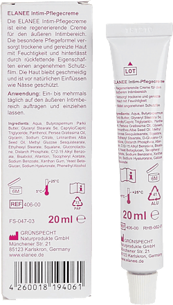Intimcreme Pflege Elanee