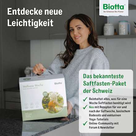 Wellness-Wohlfühl-Saftwoche Set Biotta