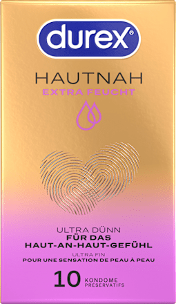 Kondome Hautnah Extra Feucht, Breite 56mm Durex