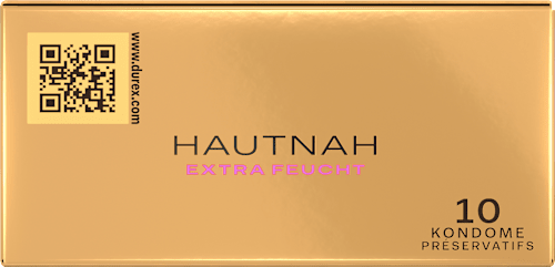 Kondome Hautnah Extra Feucht, Breite 56mm Durex