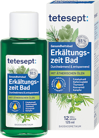 Erkältungszeit Bad tetesept