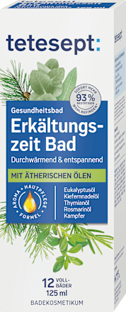 Erkältungszeit Bad tetesept