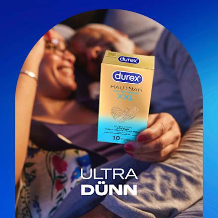 Kondome Hautnah Extra Groß XXL, Breite 60mm Durex