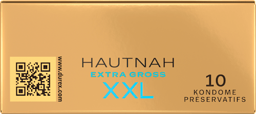 Kondome Hautnah Extra Groß XXL, Breite 60mm Durex